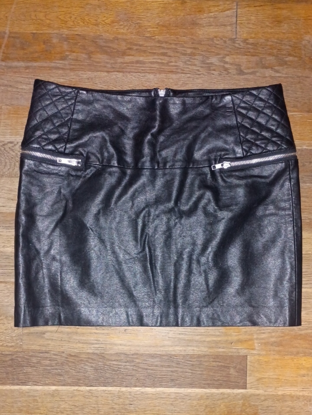 Sam Edelman Lamb Leather Skirt Size 8